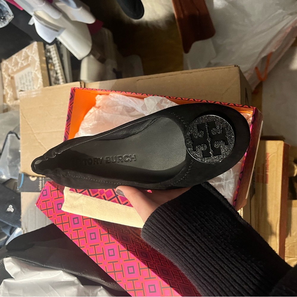 Tory Burch Minnie Travel Ballet with Pave